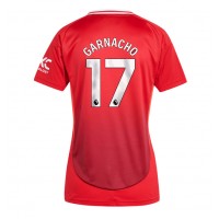 Zenski Nogometni Dres Manchester United Alejandro Garnacho #17 Domaci 2024-25 Kratak Rukav